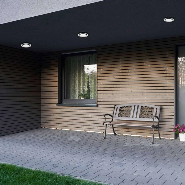 Plafon LAMPA sufitowa NAOMI ML6406 Milagro okrągła OPRAWA metalowa LED 24W 3000K - 6000K RGB gwiezdny efekt czarna