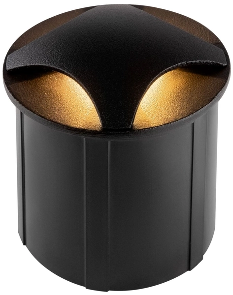 Lampa schodowa wpuszczana Biscotti O036-L3B3K LED 3W 3000K IP65 czarna