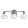 Potrójna lampa ścienna Ainsley HK-AINSLEY3-BATH Hinkley metalowa chrom