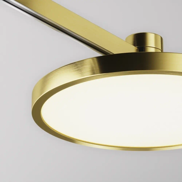 Lampa do szyn magnetyczna Plato TR153-1-10W2.7K-BS-DE LED 10W 2700K mosiądz