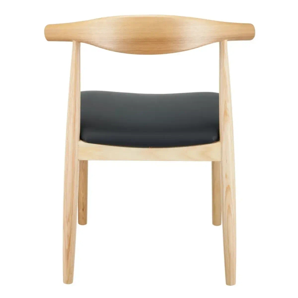 Skandynawskie krzesło Classy MH-003CH-N do kuchni drewniane czarne