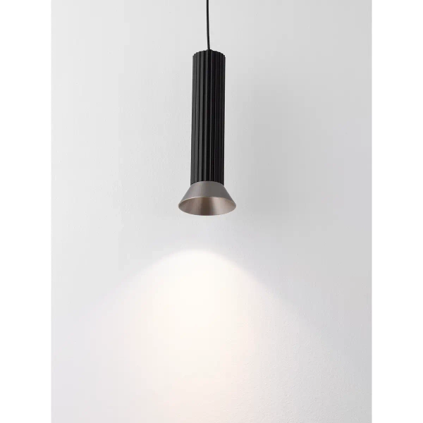 Wisząca lampa nad stół MARENZO LE45605 metalowa czarna brązowa