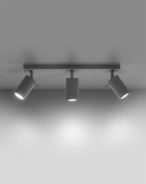 Lampa sufitowa reflektorki Ring SL.0089 Sollux regulowana biała