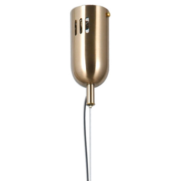 Lampa wisząca Fuente PND-34395-3V-HBR LED 45W 3000K złoty przezroczysty