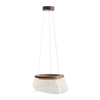 Wisząca lampa Foren PND-59178-47W-3K Italux LED 47W 3000K brązowy przezroczysty