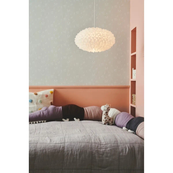 Owalny klosz do lampy Villo 30 2312993201 papierowy biały
