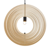 Salonowa lampa wisząca Roots MOD197PL-01W2 Maytoni pojedyncza czarna beżowa