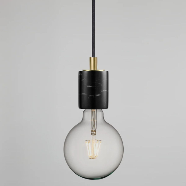 Dekoracyjna lampa wisząca Siv 45883003 Nordlux marmur czarny