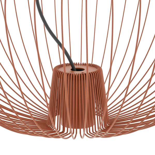 Metalowa lampa wisząca PUMPKIN 11495 druciana terakota