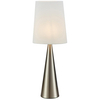Lampa na biurko Conus 108624 Markslojd klosz materiałowy nikiel