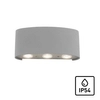 Metalowy kinkiet do ogrodu Carlo LED 4,8W lampa srebrna