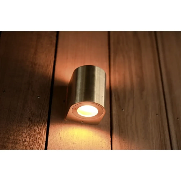 Kinkiet zewnętrzny tuba Canto 49701035 LED 10,6W 3000K IP44 mosiądz