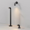 Ścienna zewnętrzna lampa Sleek O477WL-L2GF3K LED 2W 3000K IP65 grafit