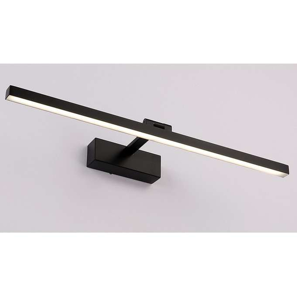 LAMPA ścienna SLP6585 MDECO prostokątna OPRAWA metalowa LED 24W 4000K - 4500K kinkiet czarny