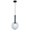 Okrągła wisząca lampa NIKO BLACK ML0329 na korytarz czarna