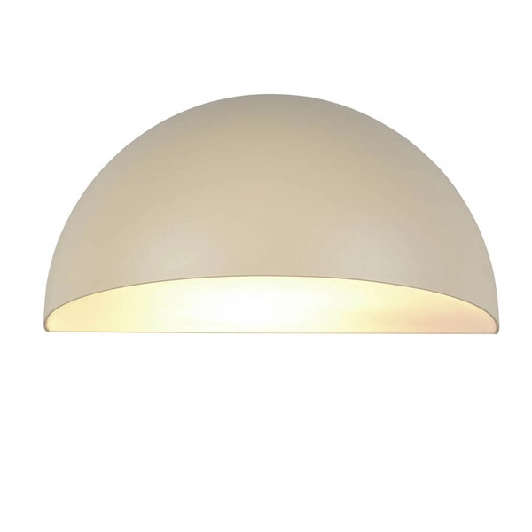 Metalowa lampa ścienna do salonu MAAS 262460166 IP44 beżowa
