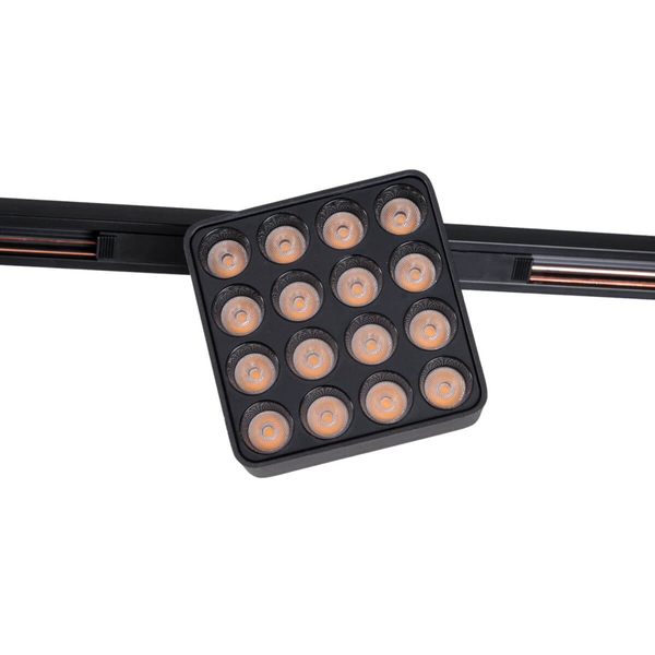 Regulowana lampa magnetyczna kwadratowa MAX N0013N LED 12W 3000K czarna