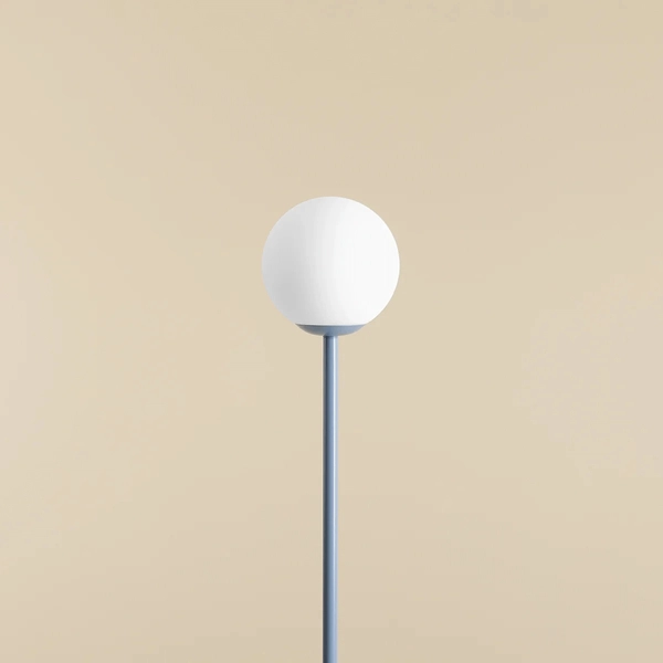 Nowoczesna lampa podłogowa Pinne 1080A16 biała niebieska