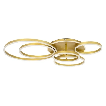 Pierścieniowa lampa sufitowa RINGS MSE1501100504 LED 80W 2500-6000K złota