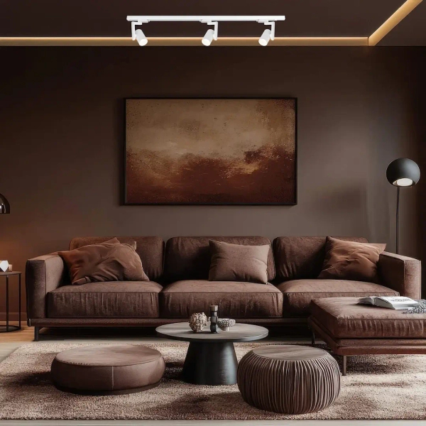 Szynoprzewodowa lampa trójobwodowa Hang Track ML2282 biały