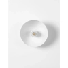 Minimalistyczna miska ścienna lampa VENTORO LE45589 biała