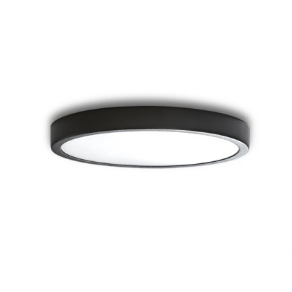 Minimalistyczny plafon pokojowy Malta LED 18W czarny
