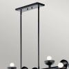 Podłużna wisząca lampa Palta KL-PALTA-LP10-BK belka czarna