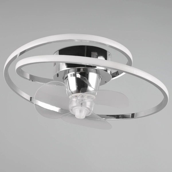 Lampa sufitowa Umea R67252106 LED 38W 2700-6500K z wentylatorem srebrna outlet