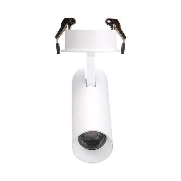 Metalowy reflektorek podtynkowy SHINEMAKER H0119 tuba LED 15W 3000K biała