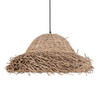 Wisząca lampa z trawy morskiej ALLENDE LE44491 boho beżowy