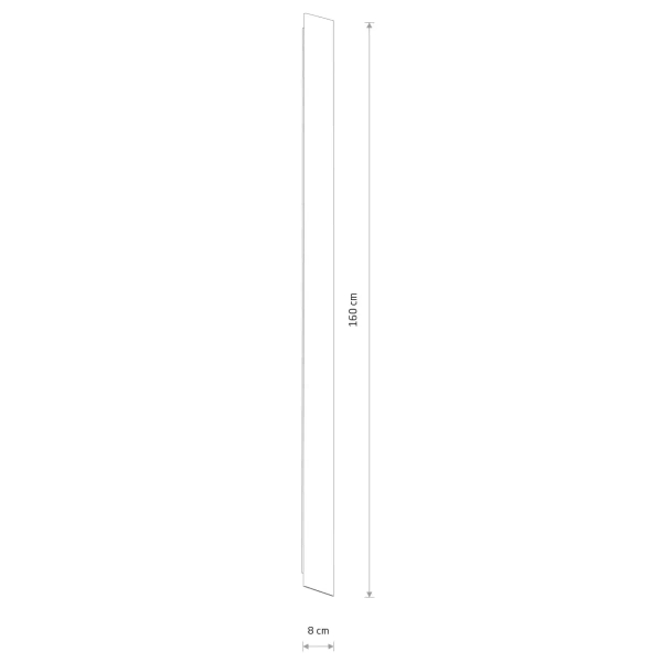 Metalowa lampa ścienna COMMA 11878 LED 34W 3000K czarna