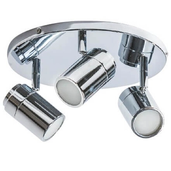 Natynkowa lampa sufitowa Noemie chromowana do łazienki