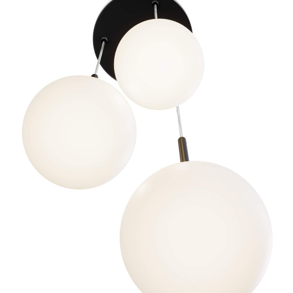 Potrójna lampa wisząca Basic Form MOD321PL-03B zwisy czarne
