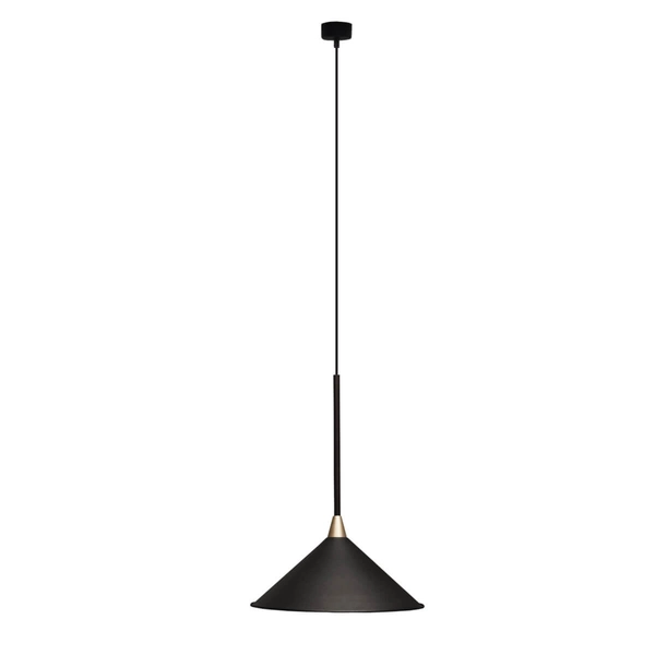 Lampa wisząca metalowa Merto 5065 Shilo trójkątne abażur czarny