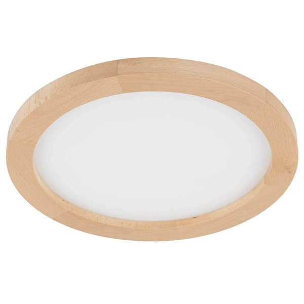 Plafon do łazienki Aqua 18004 LED 24W 3000-6500K IP54 drewniana biała