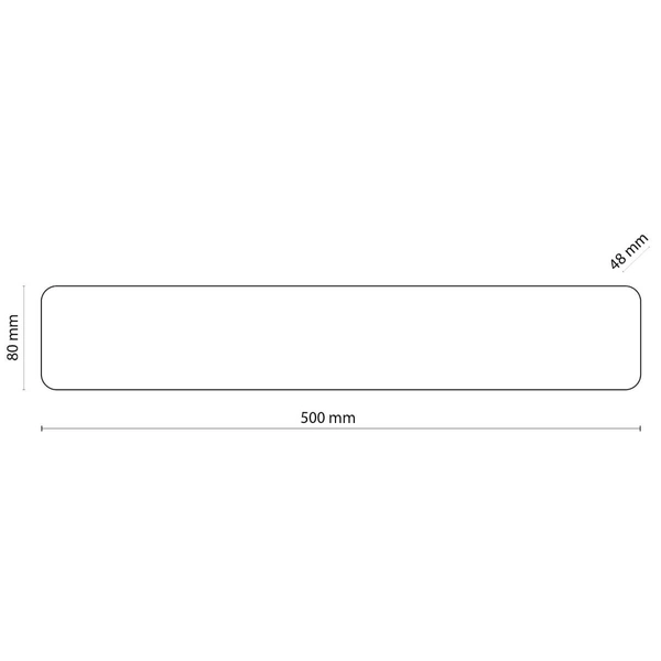 Podłużna lampa naścienna Tavola 4754 listwa belka eko drewniana