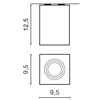 Lampa sufitowa Eloy AZ0991 do holu ściemnialna aluminium