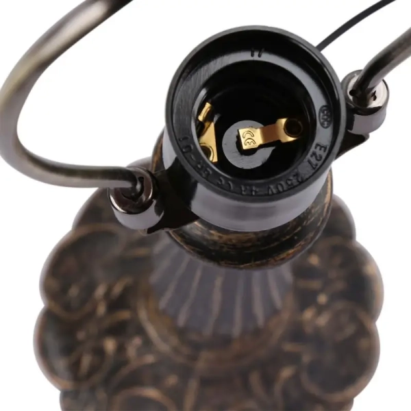 Witrażowa lampa stołowa Capolavoro ABR-LS-CAPO1 szklana kolorowa