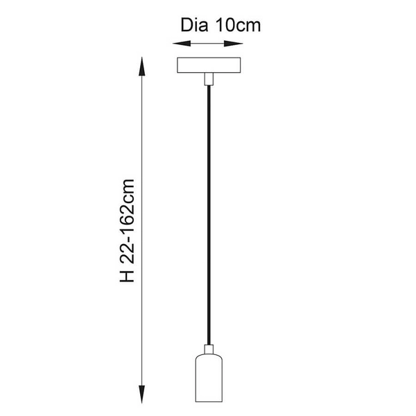 Minimalistyczna lampa wisząca Studio 76581 czarny