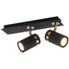 Lampa sufitowa reflektorowa Verano SPL-2031-2 Italux podwójna czarna