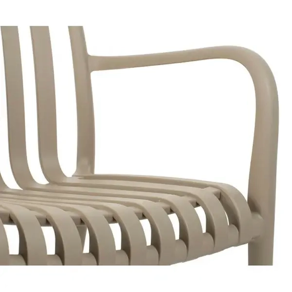 Krzesło na zewnątrz STRIPS KH1501100283 King Home minimalistyczne beżowe