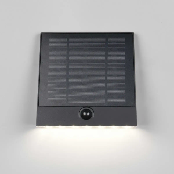Elewacyjna lampa ALVORADA R23326102 LED 7W 4000K IP44 solarna czarny