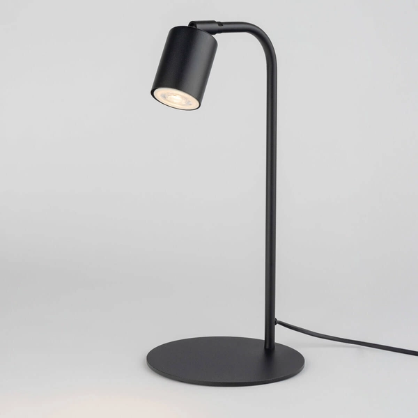 Lampka stolikowa Logan 5414 do salonu z regulacją tubka czarna