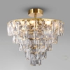 Kryształowa lampa sufitowa Chelsea ML8812 Milagro crystals złota