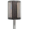 Ryflowana lampa stołowa Simple ML2290 LED 1W CCT przydymiona przezroczysta