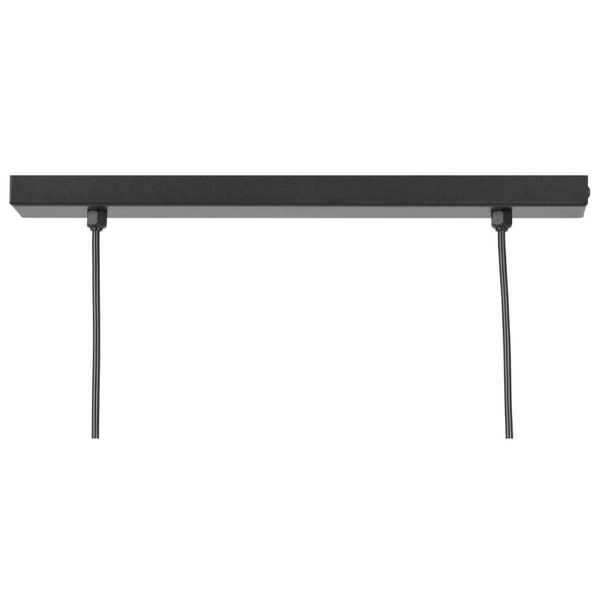 Podwójna lampa wisząca Brus K-5251 minimalistyczna metalowa szklana czarna