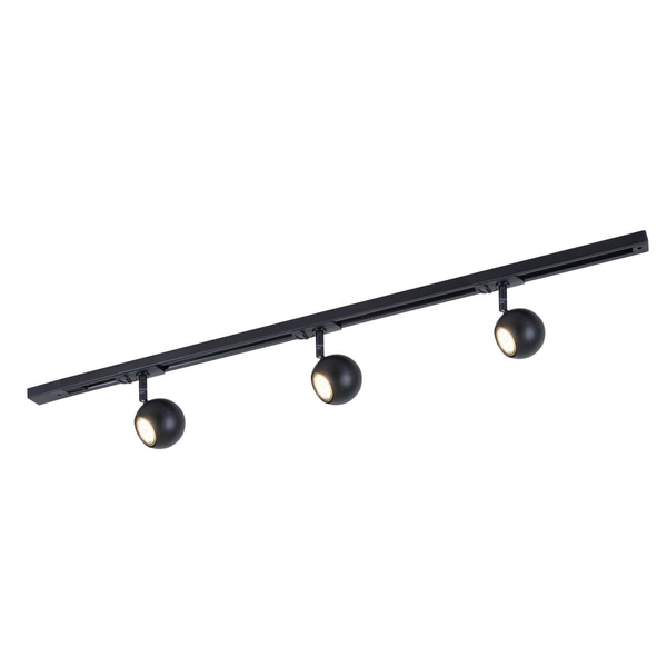 Zestaw reflektorki i szynoprzewód Marvi 920321-3-BL-SET Italux czarny