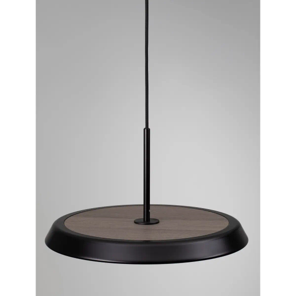 Okrągła lampa wisząca FOVENTO LE45440 LED 27W 3000K metalowa czarna