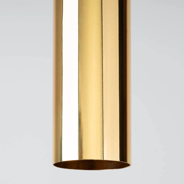 Plafon Lagos SL.1203 Sollux podłużny tuba rurka metalowy złoty