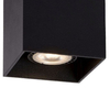 LAMPA sufitowa BODI 09101/01/30 Lucide downlight metalowy prostokątny czarny